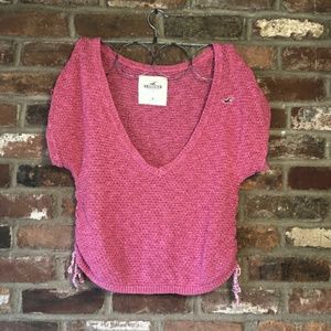 Bubblegum pink crop top
